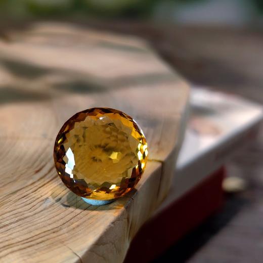 天然黄水晶戒面 商品图3