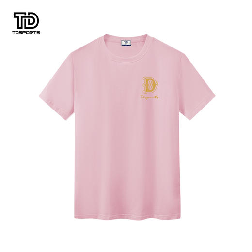 tdsports唐代运动国潮风潮牌纯色印花2024年夏季新款上衣T恤短袖 商品图5