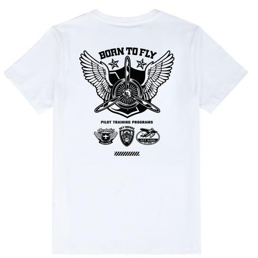 自由基地夏季战术风图案印花飞行短袖T恤新疆棉透气吸汗半袖男女T NMT-2128 商品图5