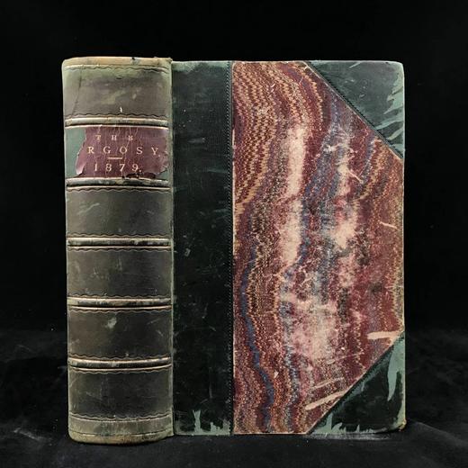 1879年 阿戈西杂志 数十幅插图 真皮精装32开 商品图0