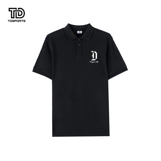 tdsports唐代运动国潮风潮牌字母印花2024年夏季新款上衣短袖POLO衫 商品图0
