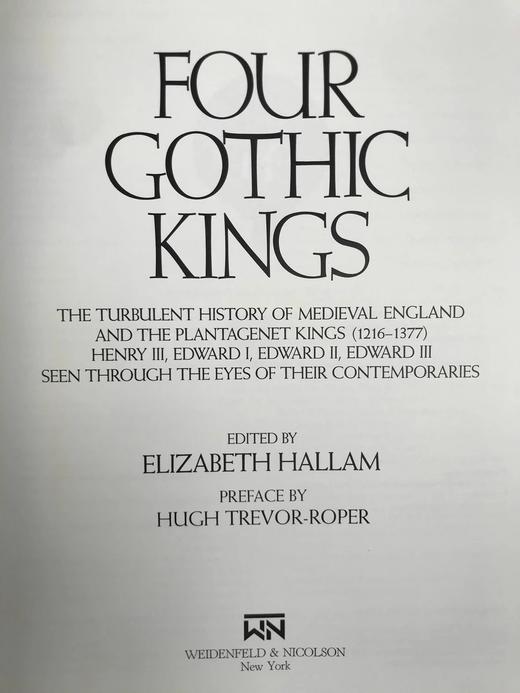 四位哥特国王：英格兰中世纪动荡史 约300幅插图 精装大16开 商品图3