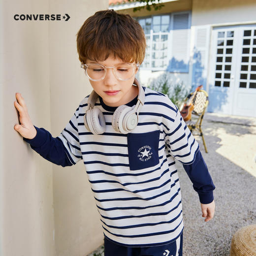 CONVERSE 春 大童小童 儿童童装T恤 CNVN-FF-F836 商品图3