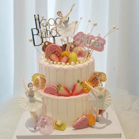 【公主系列蛋糕双层005款】