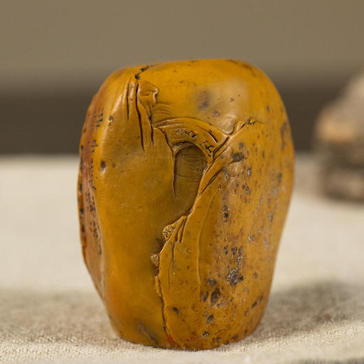 钱君匋款寿山石雕山水人物诗文印章 商品图3