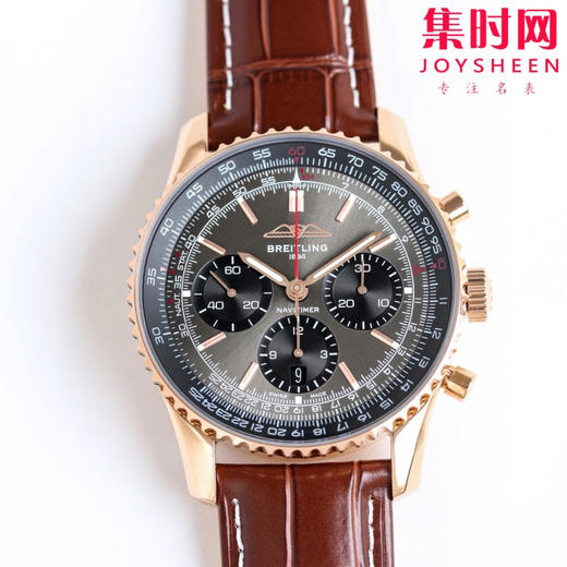 百年灵新款航空计时系列 B01计时男士机械腕表 Navitimer 1 B01 Chronograph迭代款无疑是地道的航空计时腕表 商品图0