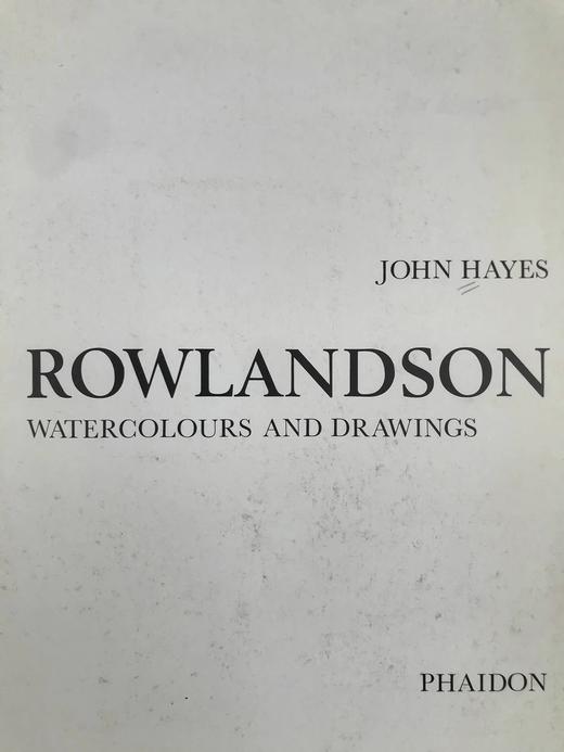 托马斯·罗兰森水彩画与草稿图集 209幅插图（16幅彩色） 精装16开 商品图2