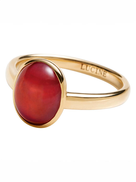 LUCINE珠宝 念想石榴石戒指 商品图4