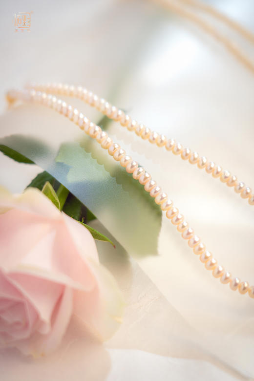 三生石本色·扁圆珍珠多用项链 商品图4