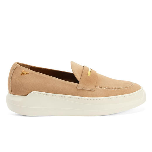 Giuseppe Zanotti 男士金属徽标休闲运动鞋 浅褐色 IU30003009 商品图0