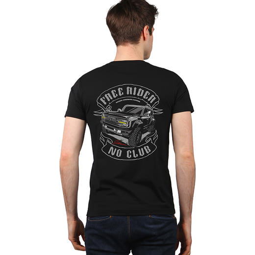 自由基地2024夏季新品原创设计硬派福特越野车印花图案短袖T恤衫 NMT-2126 商品图0