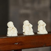 牛首山文创三不和尚象牙摆件装饰品雕刻禅意礼物办公室中式工艺品 商品缩略图1