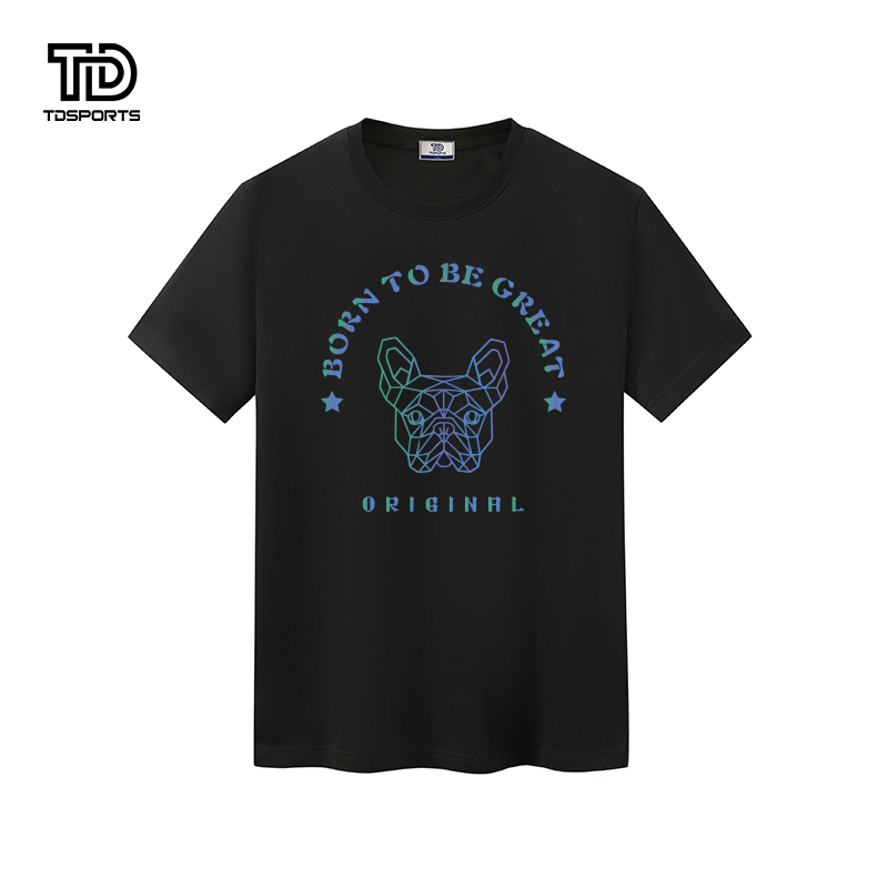 tdsports唐代运动国潮风潮牌卡通印花2024年夏季新款上衣T恤短袖