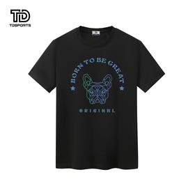 tdsports唐代运动国潮风潮牌卡通印花2024年夏季新款上衣T恤短袖
