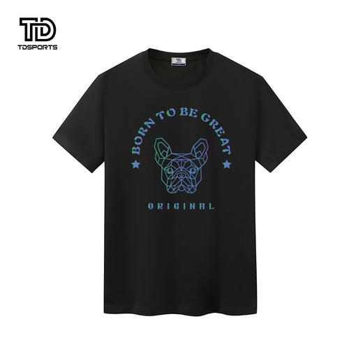 tdsports唐代运动国潮风潮牌卡通印花2024年夏季新款上衣T恤短袖 商品图0