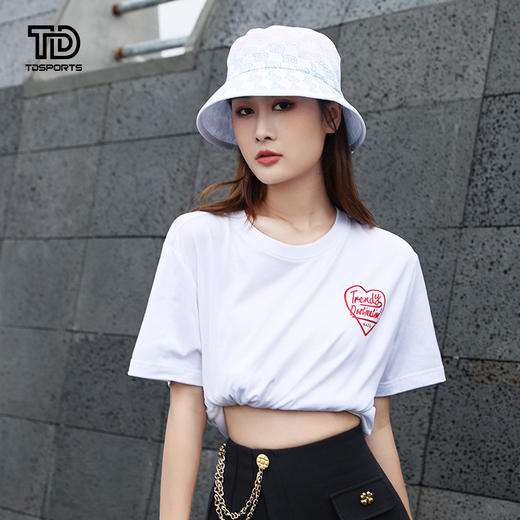 tdsports新款渐变色印花渔夫帽四季防晒遮阳帽子百搭休闲 商品图3