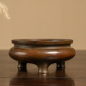 清 铜鬲式炉