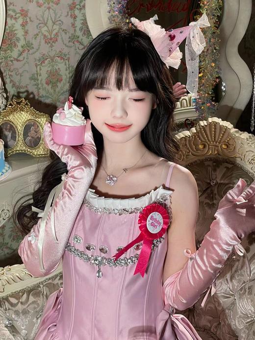 【品牌授权】安妮海瑟薇同款，传奇品牌LACLOCHE纯银桃花运项链 商品图5