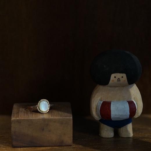 T O I L E  椭圆贝母戒指​​(Oval Shell Ring R215) 商品图1