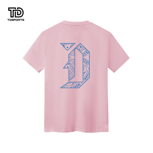 tdsports唐代运动国潮风潮牌字母印花2024年夏季新款上衣T恤短袖 商品图5