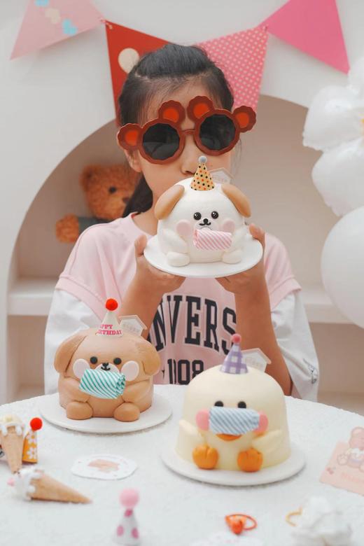 小白狗芒果啵啵吹吹乐蛋糕 商品图2
