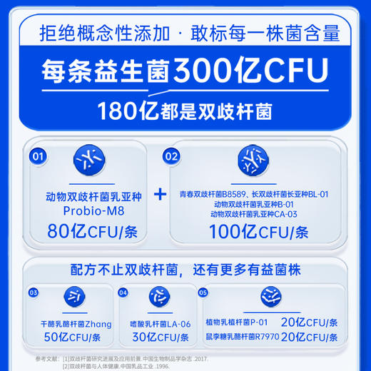 乐力益生菌中老年双歧杆菌膳食纤维每条520亿20条 商品图3