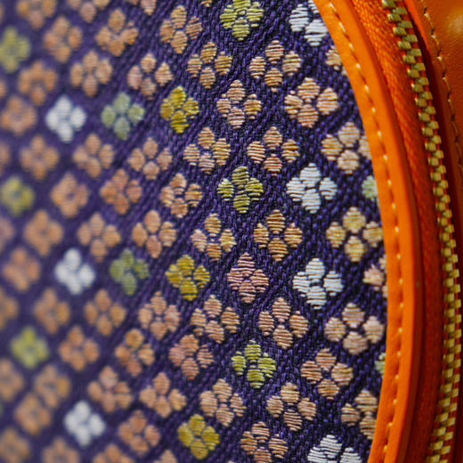 深山集市·棕色数纱绣圆饼包 商品图2