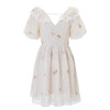 复古风荷叶边仙美连衣裙短款裙 商品缩略图1