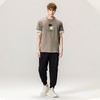 PINLI品立2024春季新款男士纯棉印花圆领休闲短袖T恤BG231111023 商品缩略图4