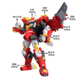 迷你特工霹雳炎龙机甲