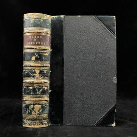 1841年 弗拉维奥·约瑟夫斯作品集 卷首配插图 真皮精装大32开