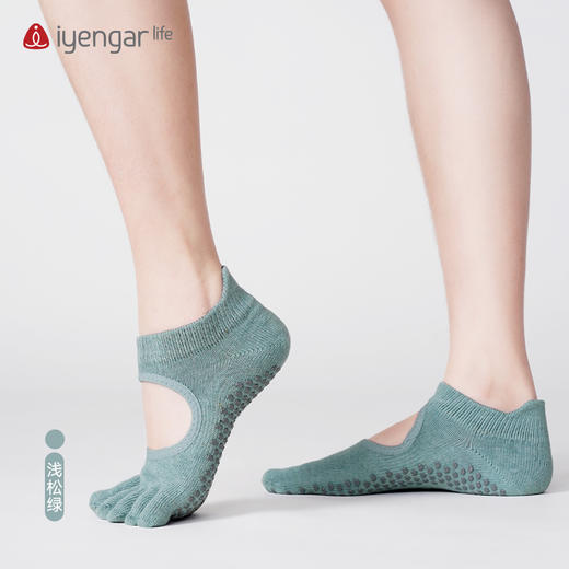 艾扬格 life F1074露脚背五趾袜 瑜伽袜子 商品图5
