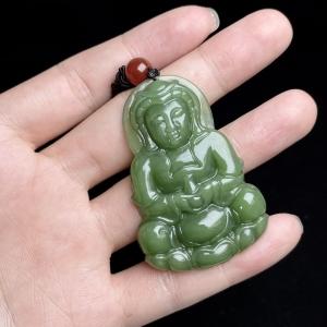 和田玉-碧玉观音 商品图0