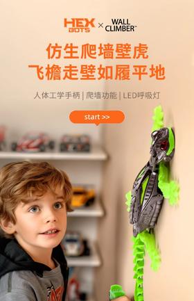 赫宝机器虫-智能遥控电动爬墙壁虎