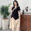 【130-320斤大码女装】木耳边短袖上衣+半身裙套装 夏季款胖mm新式国风套装 商品缩略图5