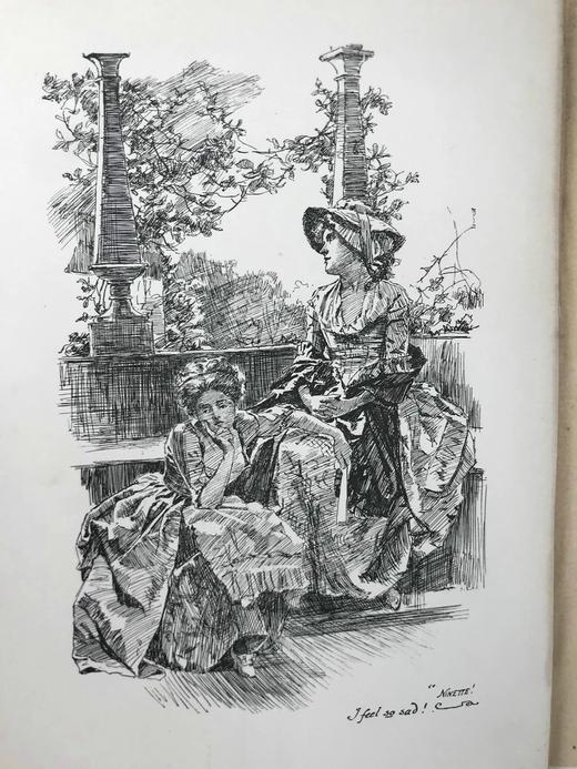 1893年 奥斯丁·多布森《瓷器箴言》 24幅插图 漆布精装大32开 商品图2