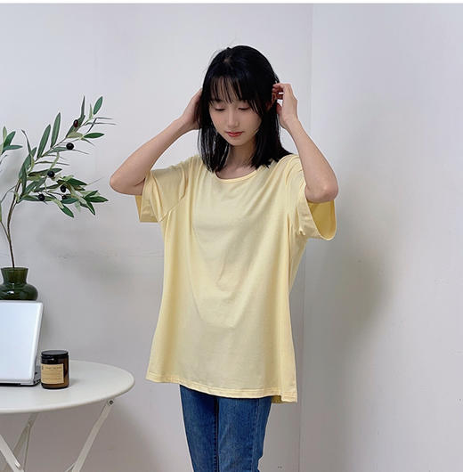 【加大码纯色T恤+蛋糕短裙两件套】130-320斤女装上衣 夏季微胖可爱甜美少女风  商品图9