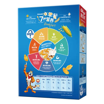 家乐氏（Kellogg）进口香甜玉米片420g低脂谷物脆即食非油炸麦片儿童学生营养早餐 商品图1
