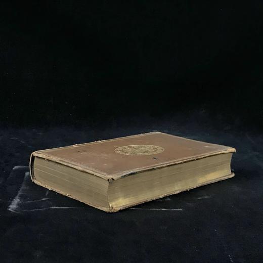 约19世纪后期 司各特诗集 7幅插图 全真皮精装32开 商品图1