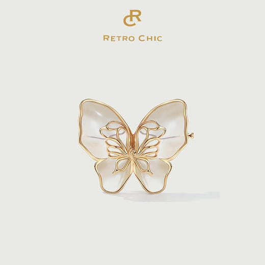 Garden of Eden 伊甸园系列 | 水晶蝴蝶胸针 商品图1