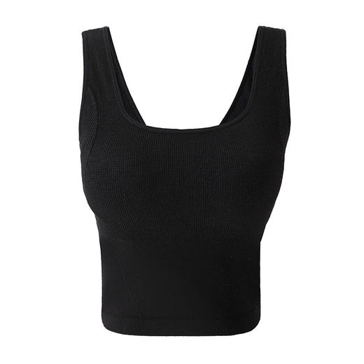 夏季【方领宽肩带背心】冰感美背打底 固定杯露脐款内衣 冰感吸湿可外穿 商品图5