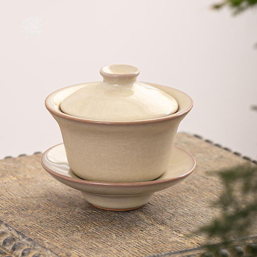 问鼎哥窑传世款三才盖碗 商品图0