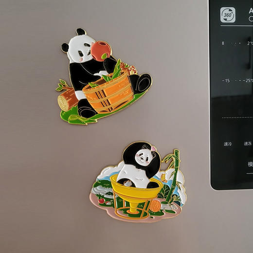 冰箱贴(大黄碗/熊猫转球) 商品图2
