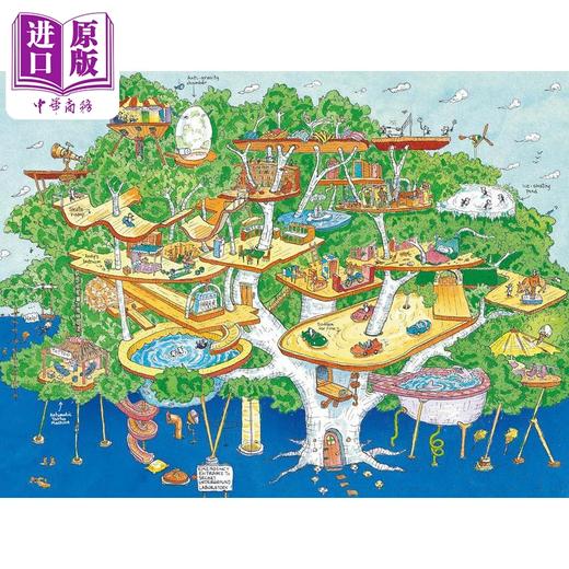 【中商原版】树屋故事2:26层小屁孩树屋历险记全彩版The 26-Storey Treehouse Colour Edition英文原版 儿童漫画故事幽默笑话 商品图1