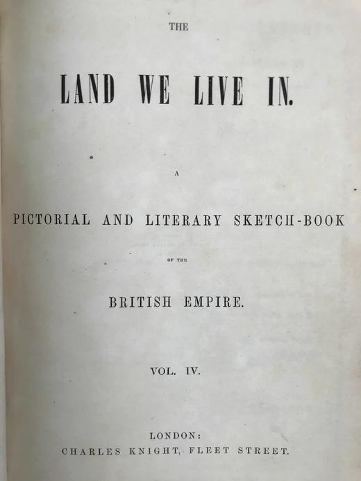 约19世纪后期 大英帝国风光图集（卷4） 百余幅精美版画插图 真皮精装16开 商品图4
