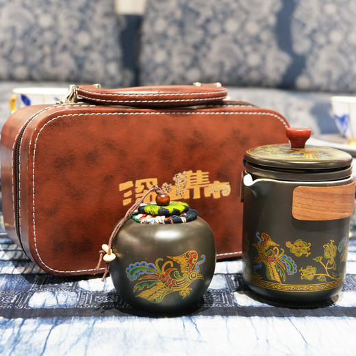 深山集市·彩蝶茶具旅行装礼盒 商品图2
