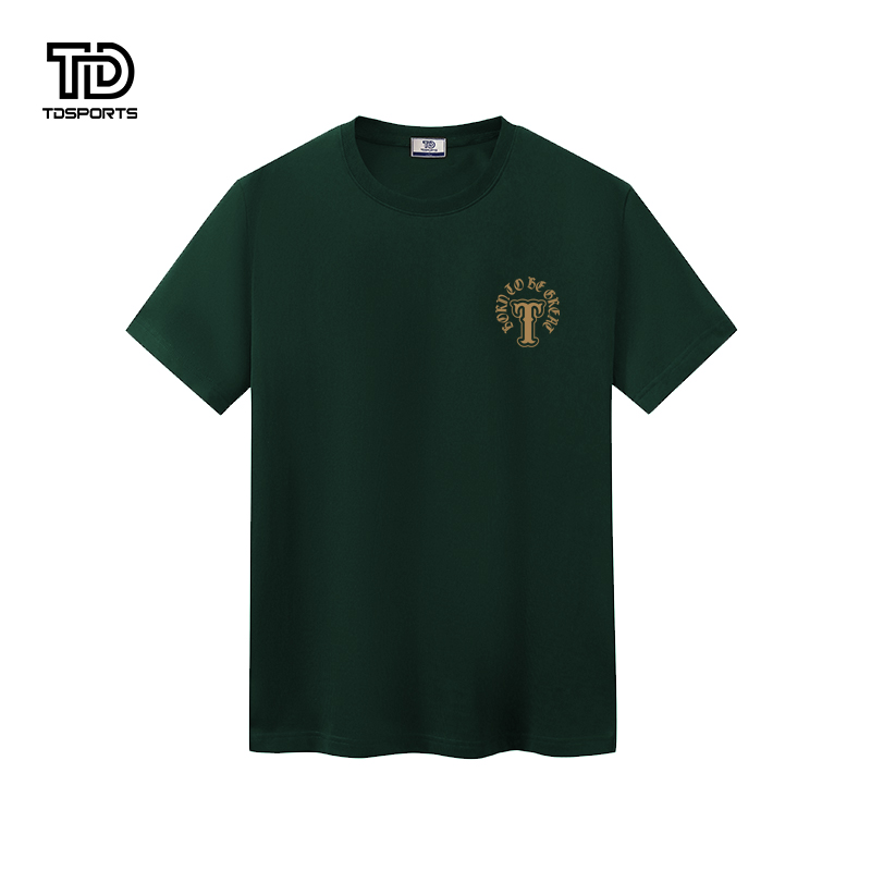 tdsports唐代运动国潮风潮牌字母印花2024年夏季新款上衣T恤短袖