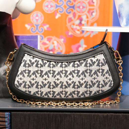 深山集市·数纱绣黑色链条包 商品图0