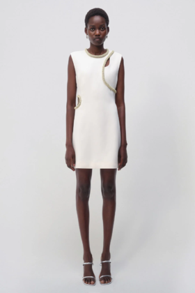 Jonathan Simkhai - Kat S/L Dress - 女装 - 连身裙 - 白色