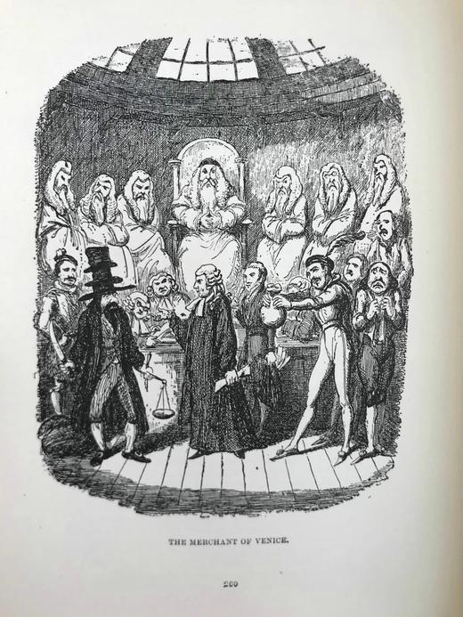 约19世纪后期 英格斯比传奇故事集 克鲁克香克、里奇等名家18幅插图 漆布精装32开 商品图14